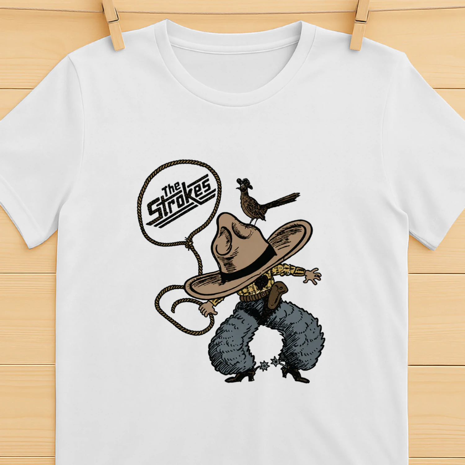 Strokes Illustrated Cowboy Shirt