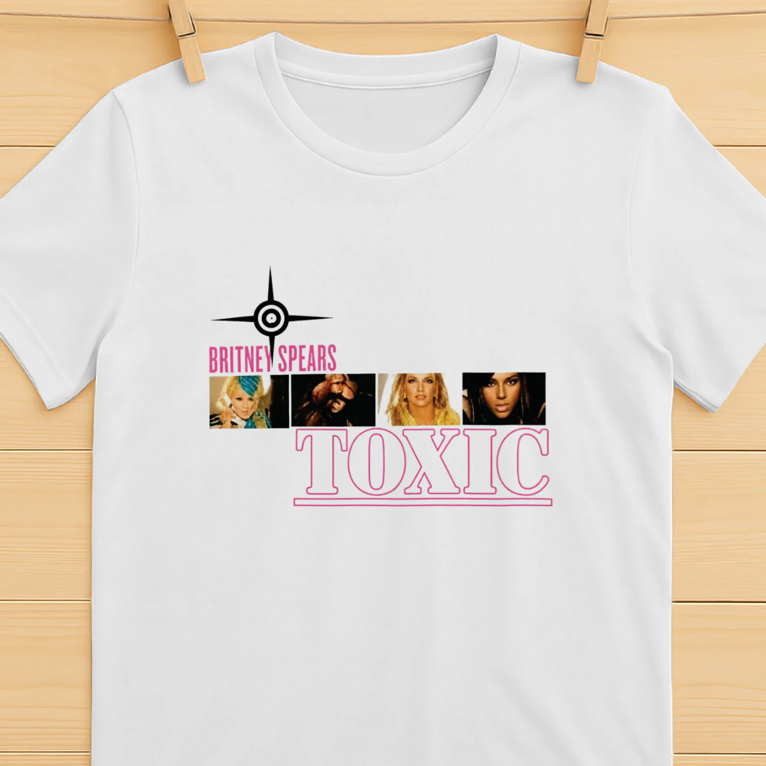 Hilary Duff Wear Britney Spears Toxic Shirt