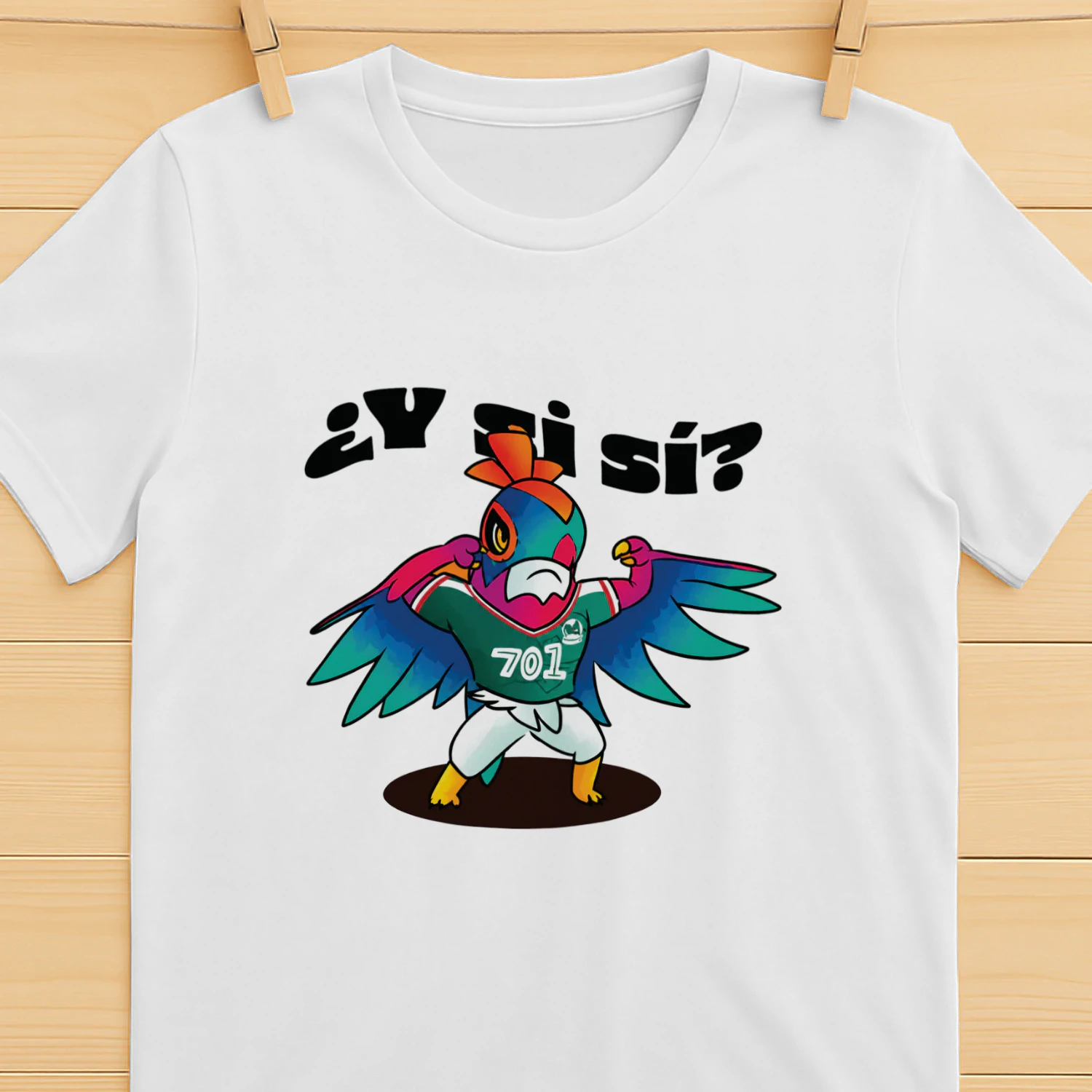Y Si Si Mexico Football Bird Mascot Shirt