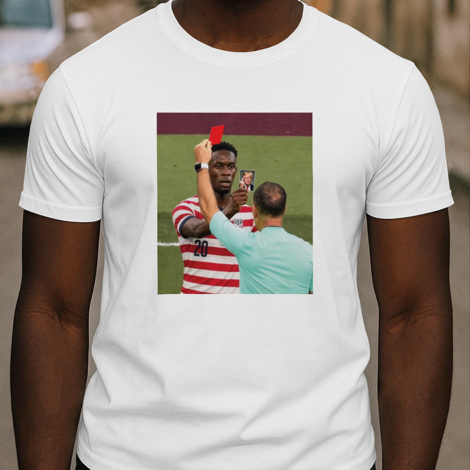 Balogun Red Card Trump Meme Shirt