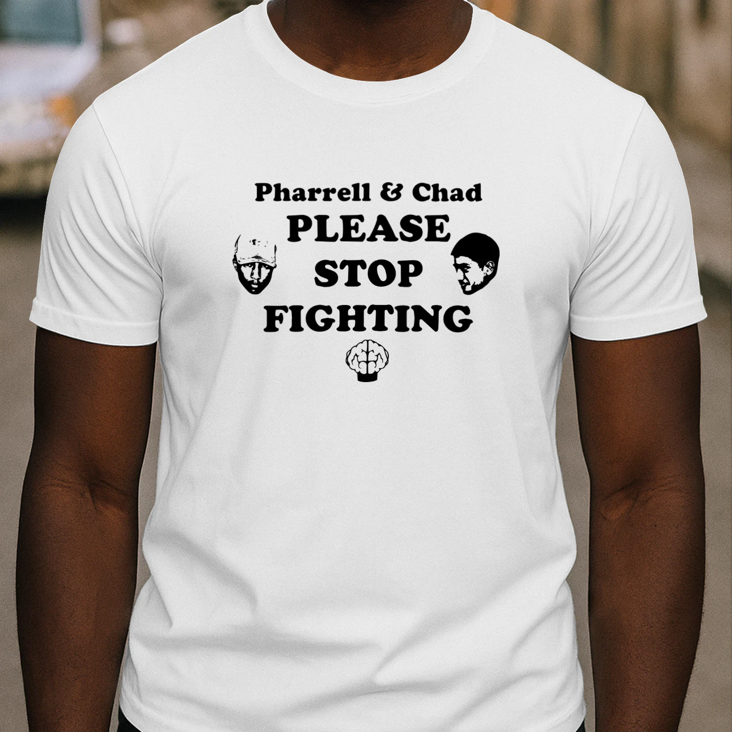 Pharrell Williams Chad Hugo The Neptunes Please Stop Fighting Shirt