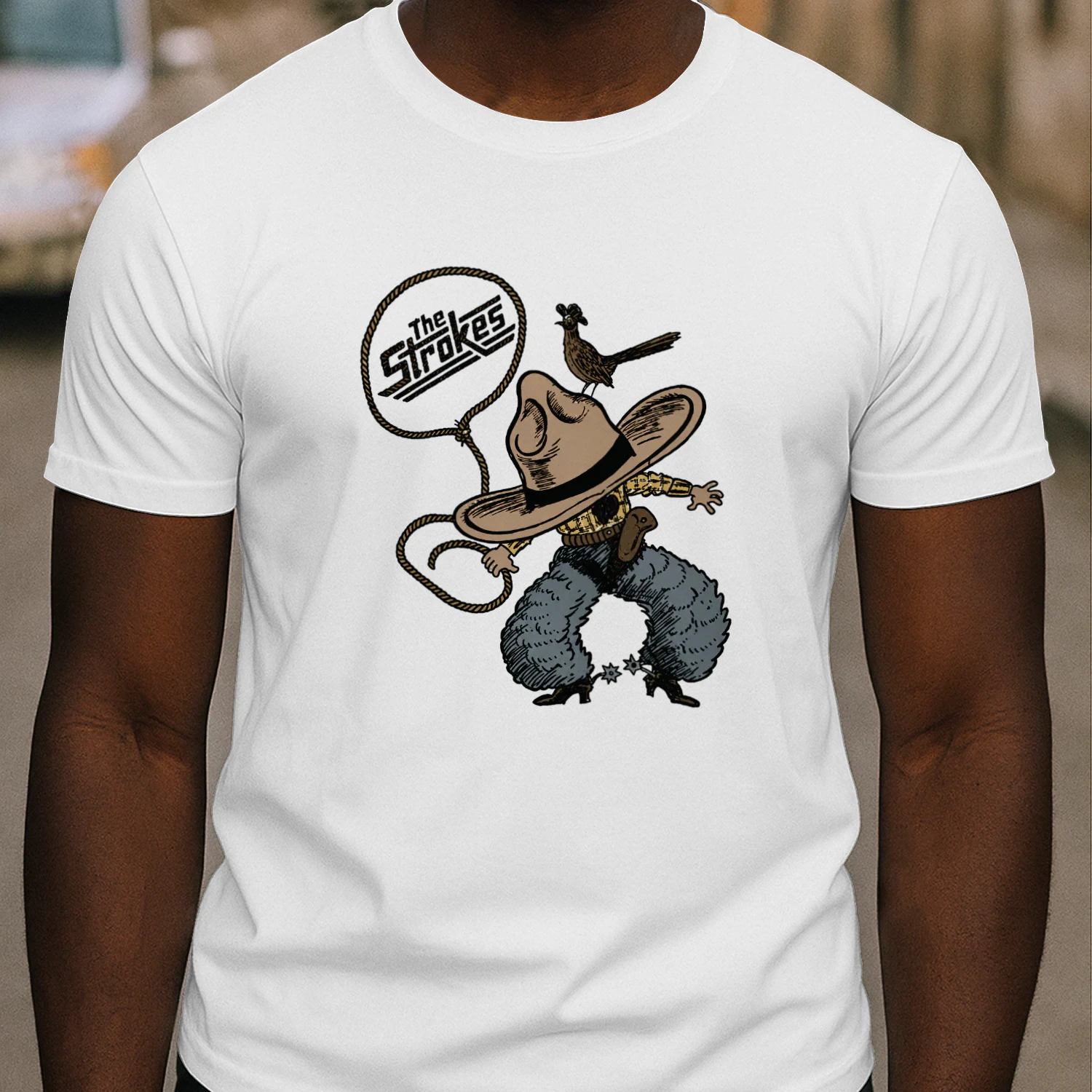 Strokes Illustrated Cowboy Shirt