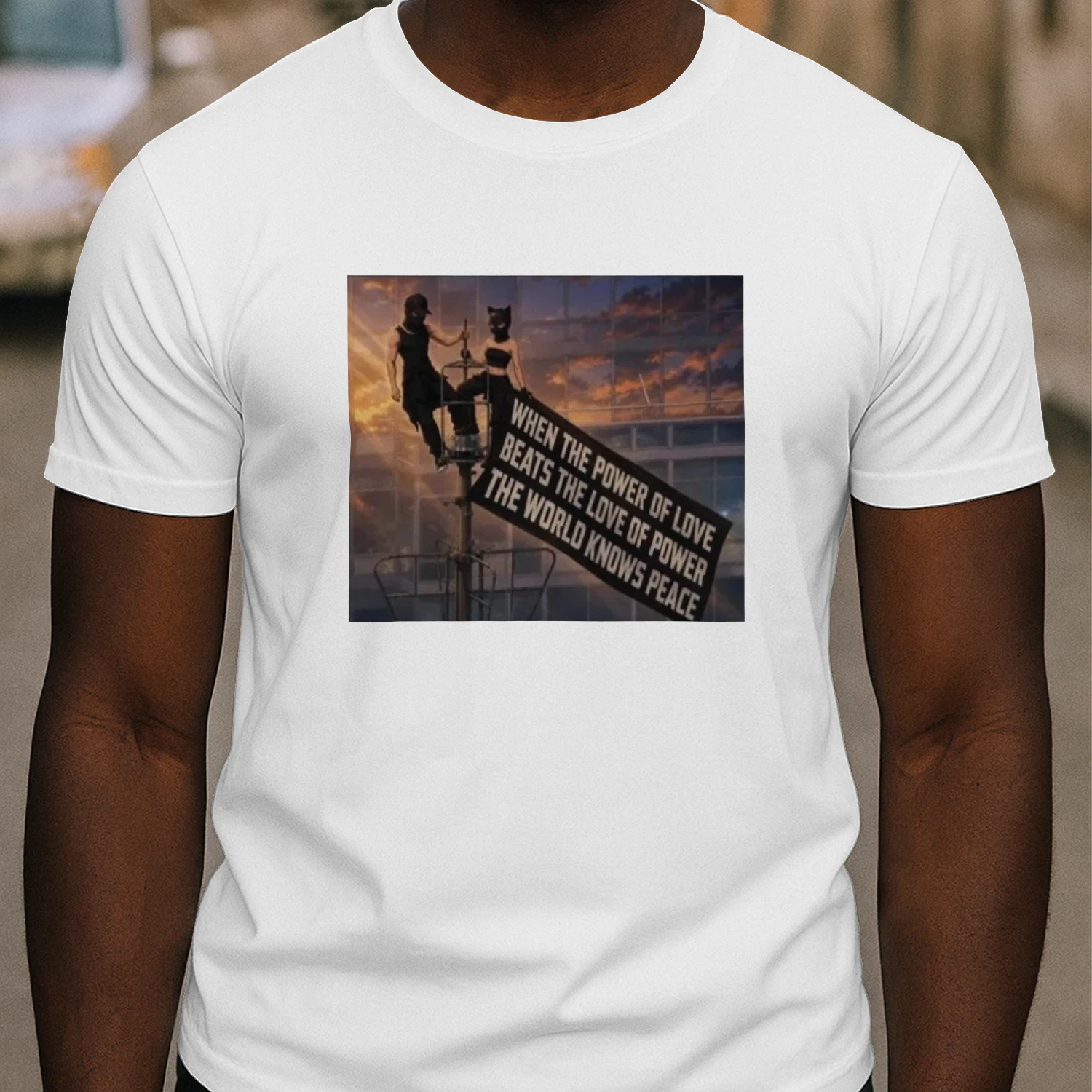 When The Power of Love Beats Love of Power T-Shirt