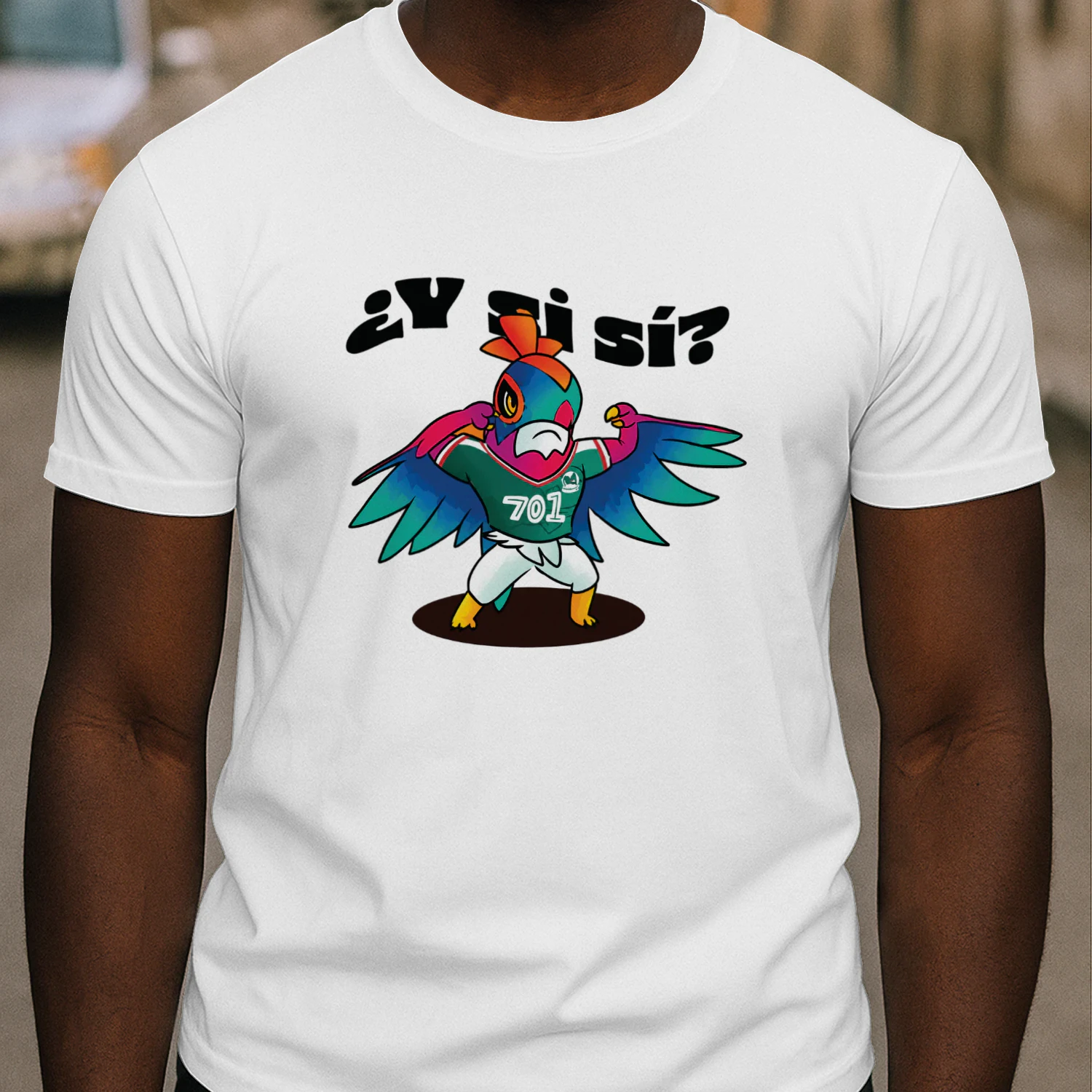 Y Si Si Mexico Football Bird Mascot Shirt
