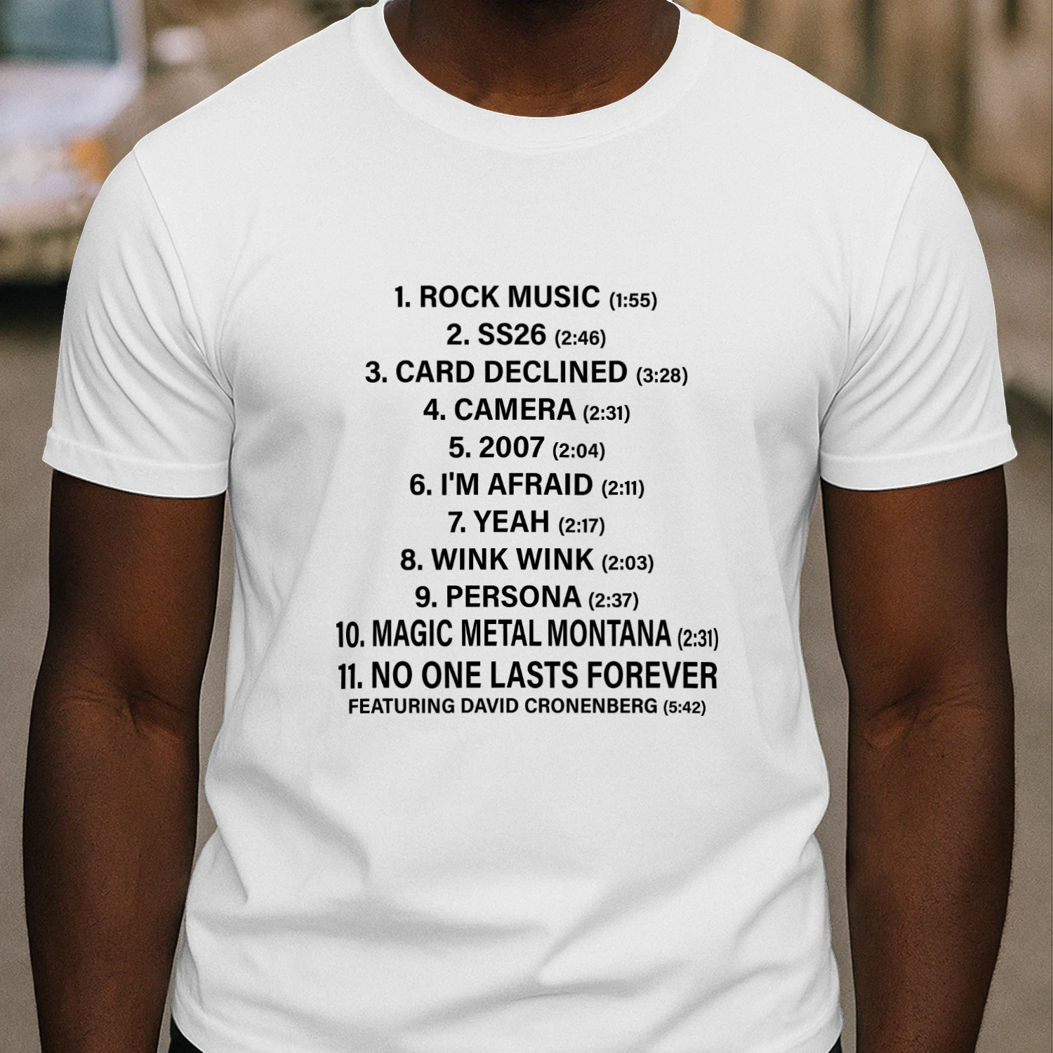 Charli XCX Rock Music Album Tracklist Shirt