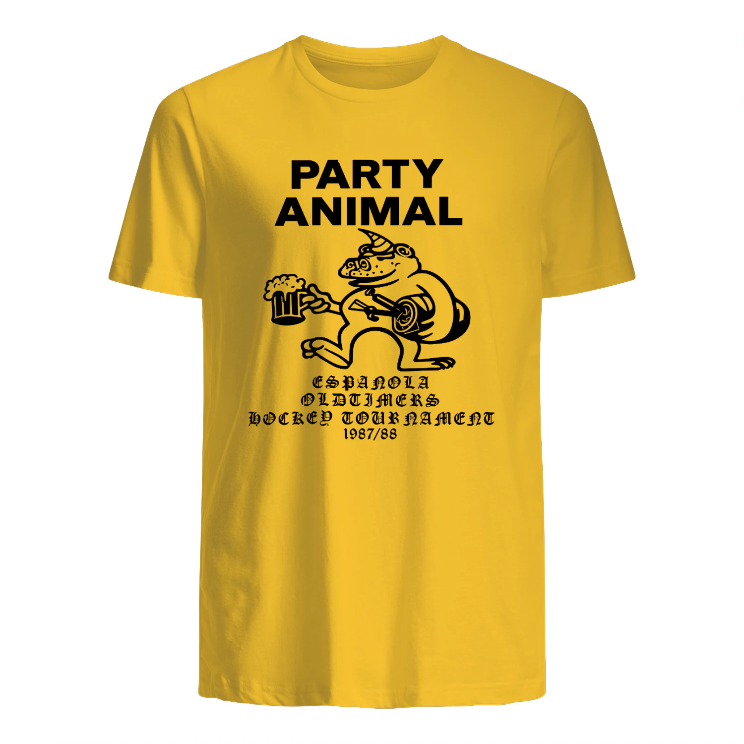 Party Animal Espanola Oldtimers Hockey Tournament Shirt