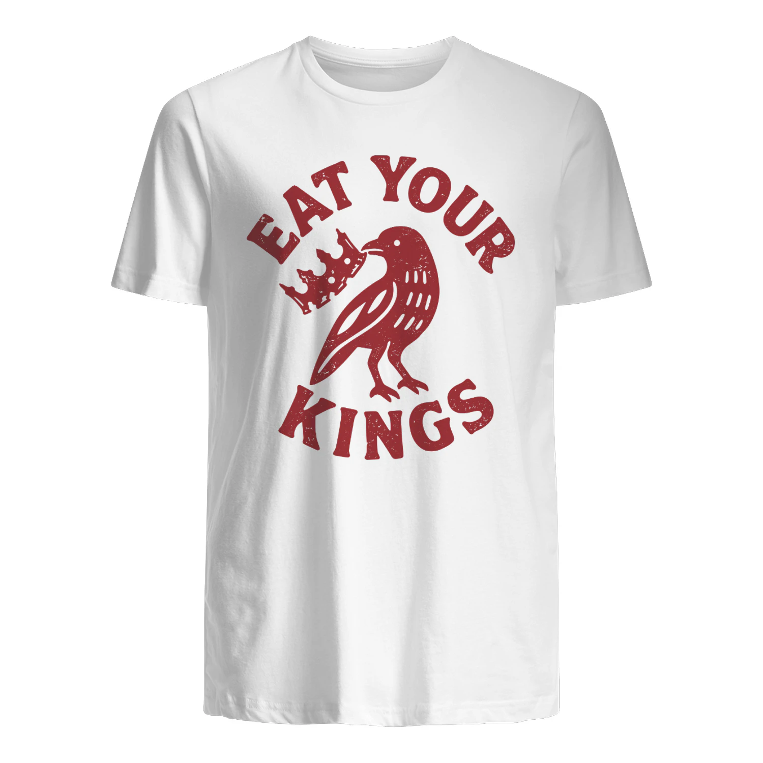Eat Your Kings Gothic Crow Rebel Graphic Shirt