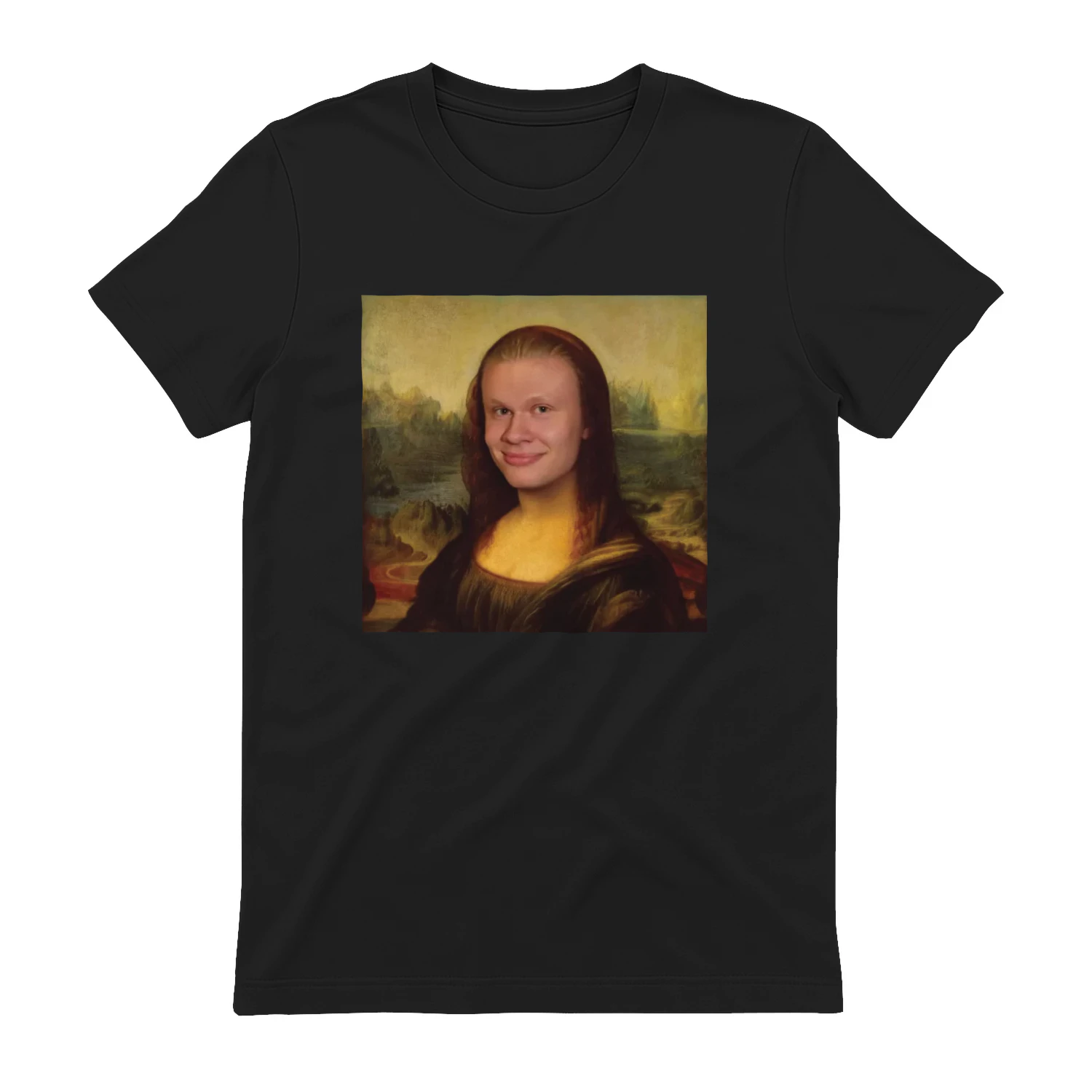 Funny Erling Meme Mona Lisa Shirt