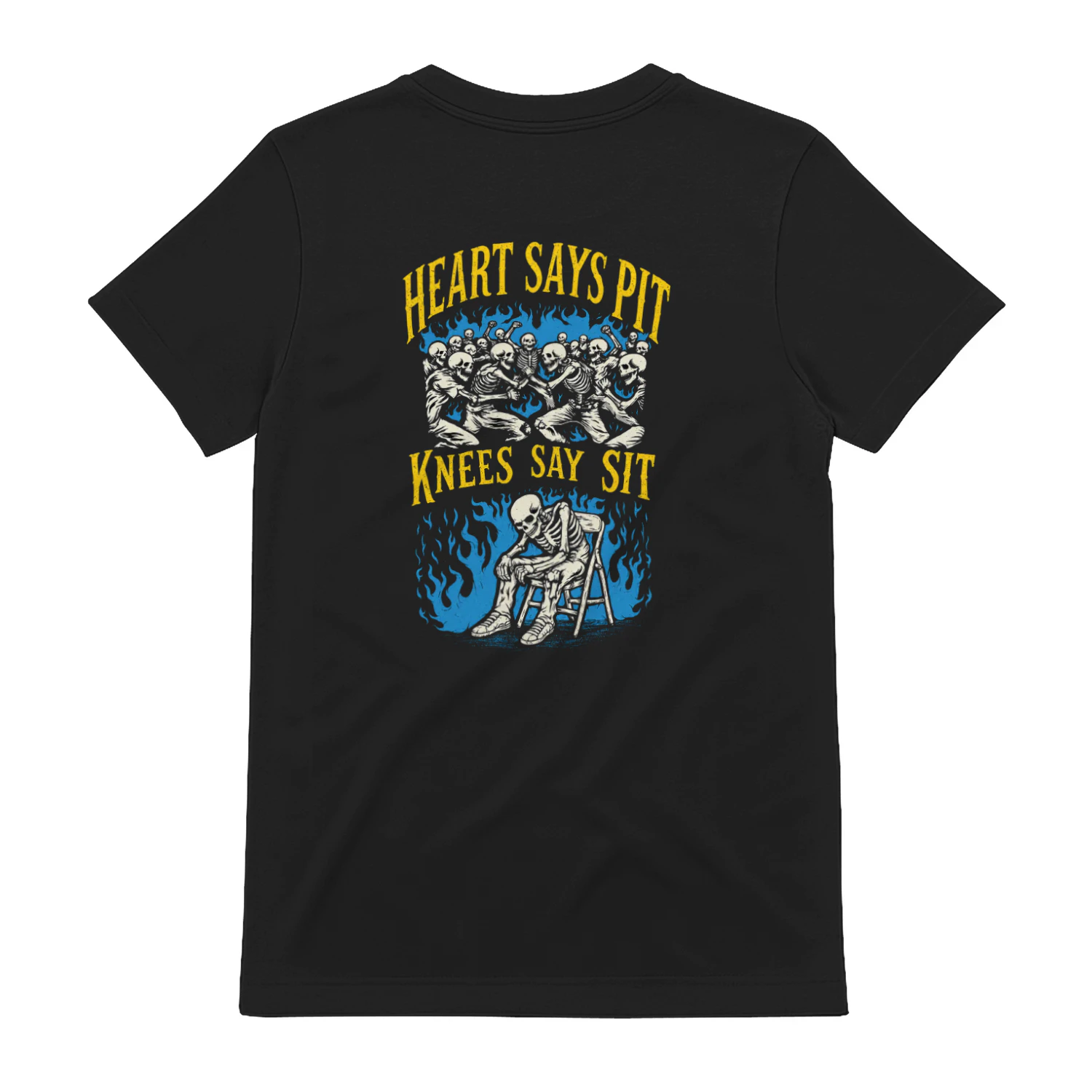 Heart Says Pit Knees Say Sit Shirt