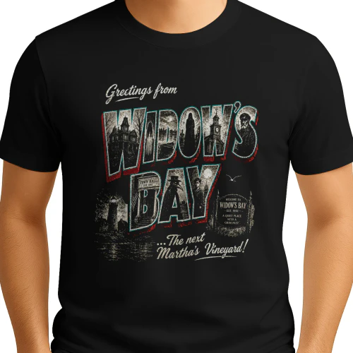 Greetings from Widow’s Bay Vintage Horror Shirt