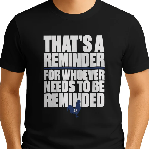 Zack Wheeler A Reminder For Whoever Needs To Be Reminded Shirt