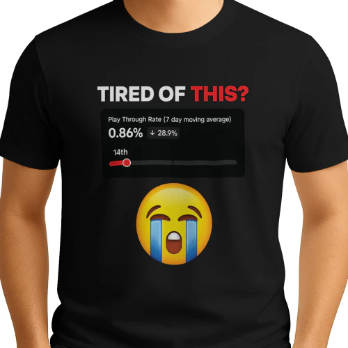 Tired of This Play Through Rate 0.86% Shirt
