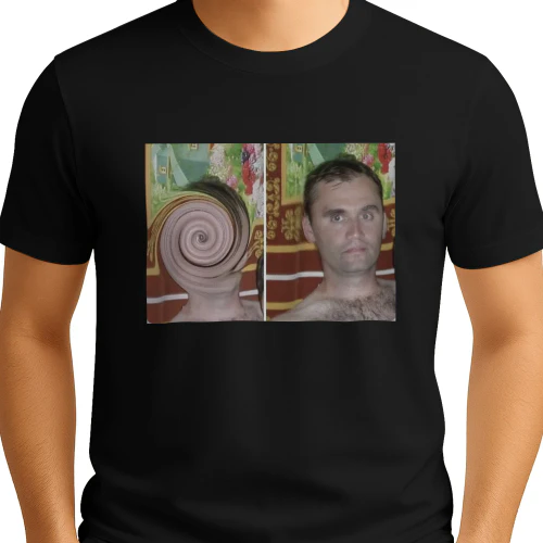 Charlie Robocough Swirly Kirk Shirt