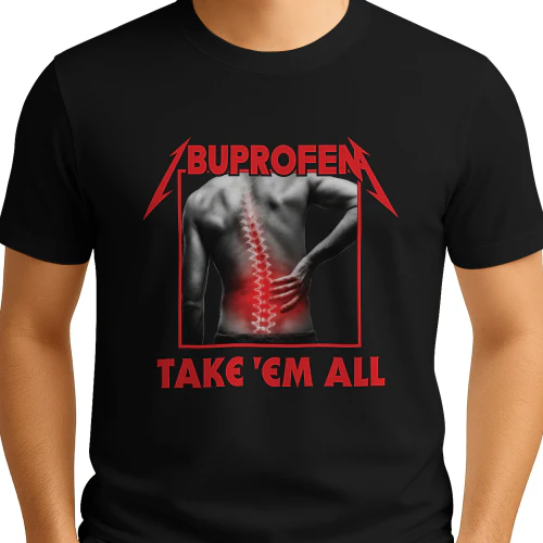 Ibuprofen Metallica Kill Em All Shirt