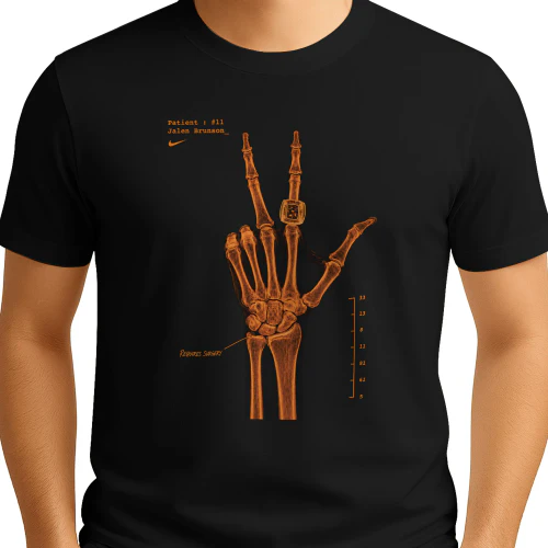 Brunson Jalen Wrist Surgery Hand X-Ray Shirt