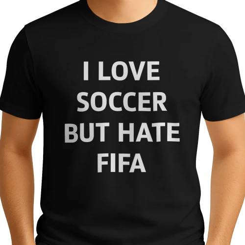 I Love Soccer But Hate FIFA Shirt