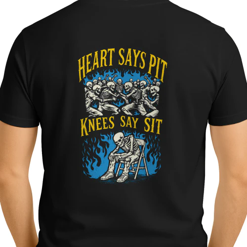 Heart Says Pit Knees Say Sit Shirt