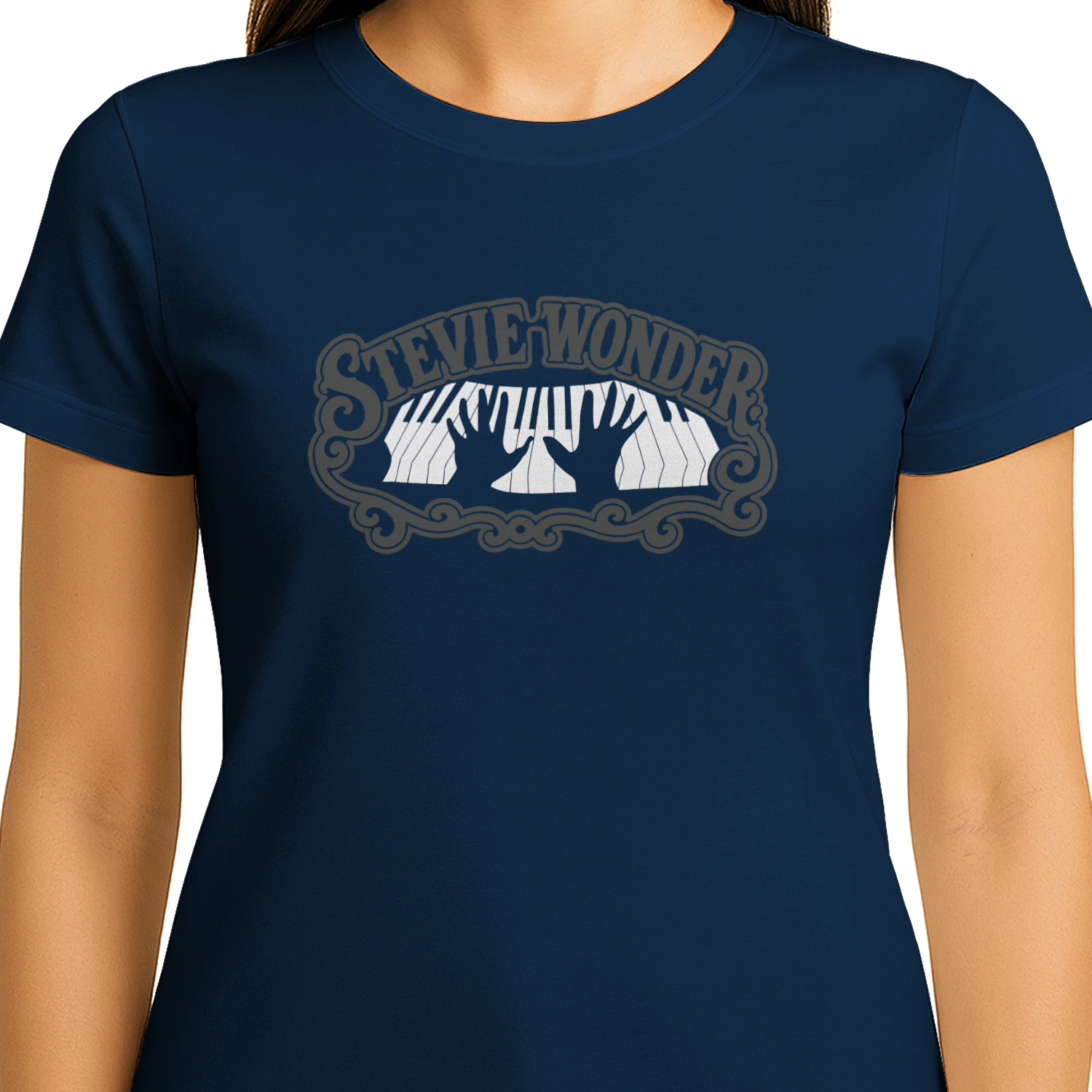 Stevie Wonder Piano Hands Shirt