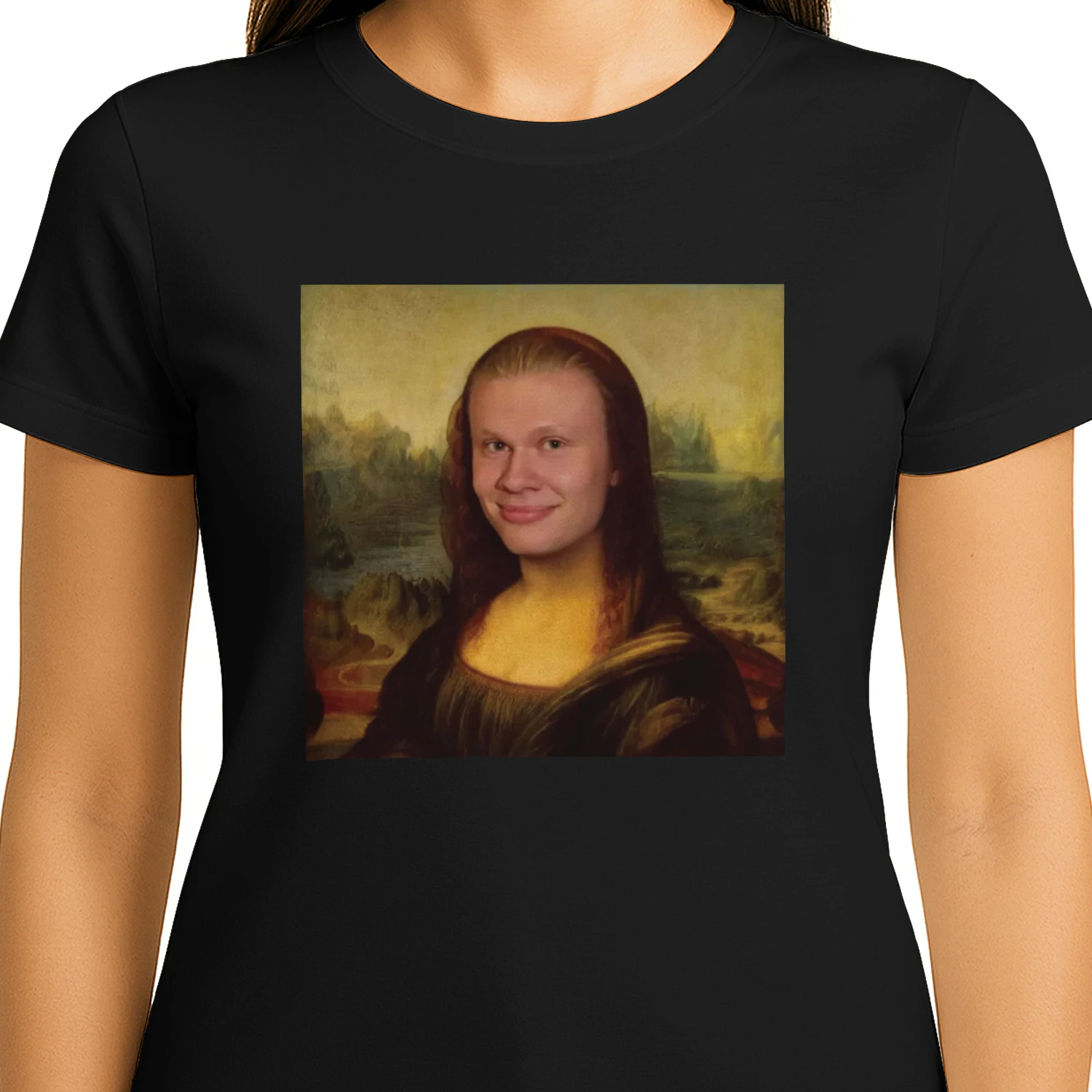 Funny Erling Meme Mona Lisa Shirt