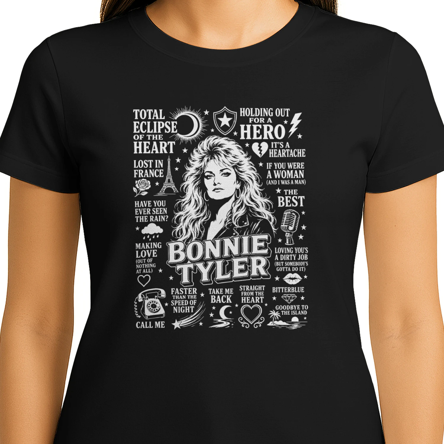 Total Eclipse of the Heart Rock Icon Shirt