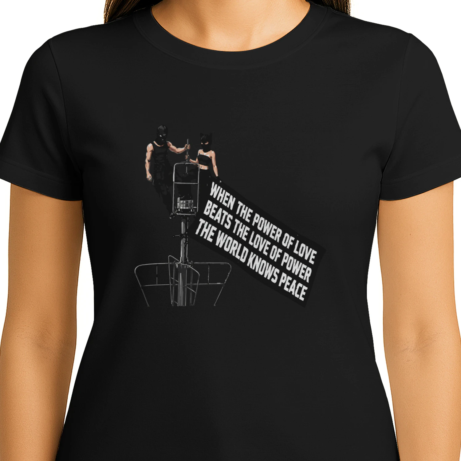 Empire State Building When The Power Of Love Beats The Love Of Power Shirt