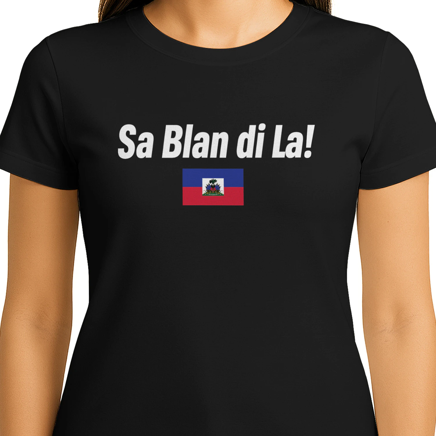 Sa Blan Di La Haitian Shirt