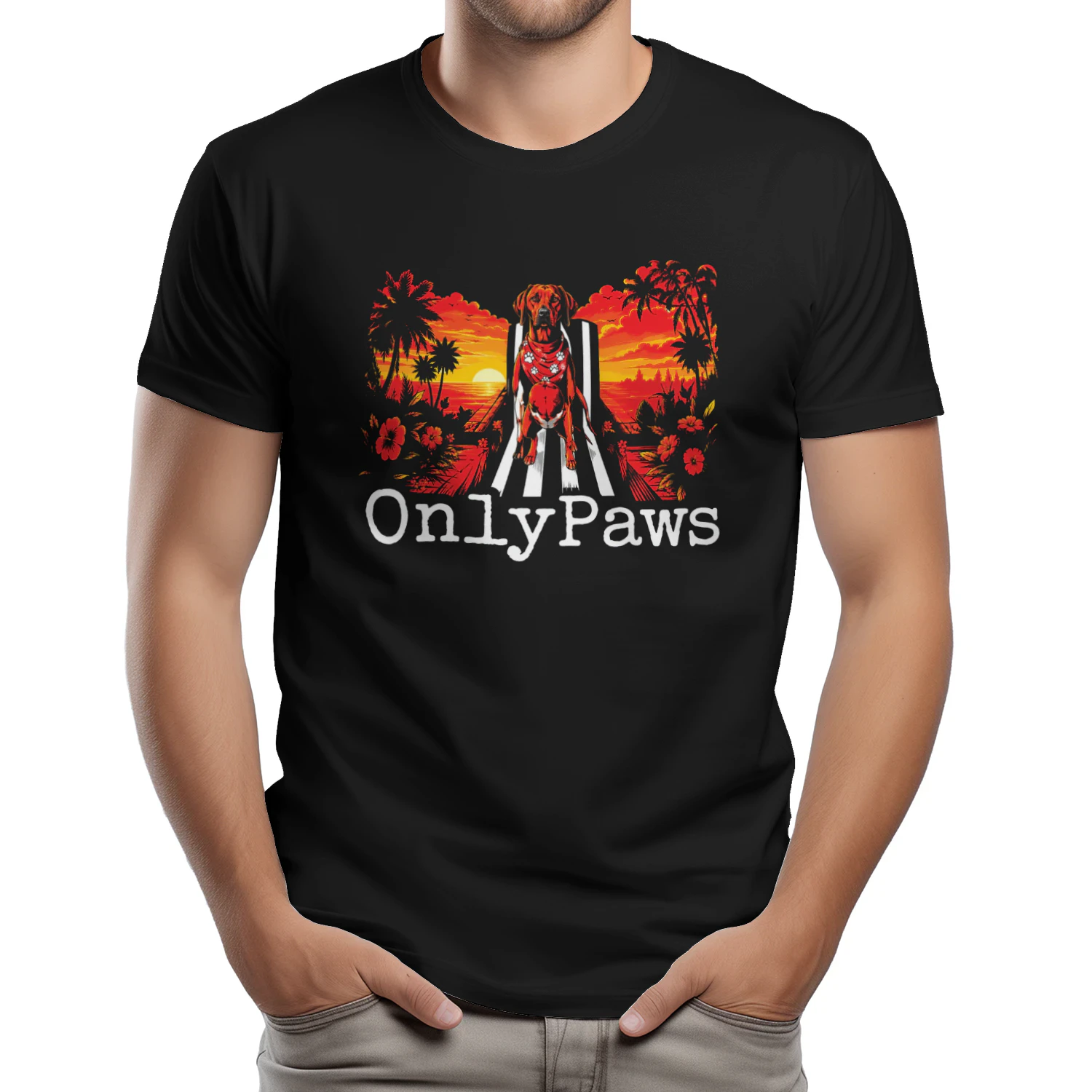 Kylie Onlypaws Tropical Vibes Dog Shirt