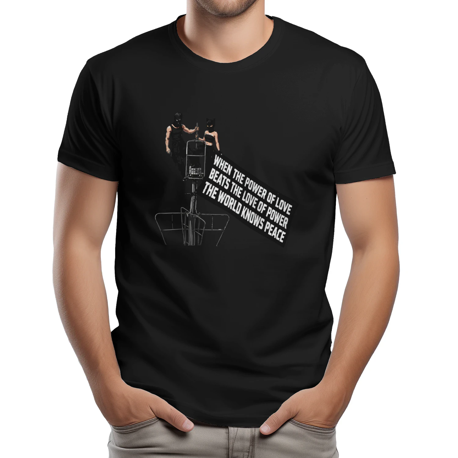 Empire State Building When The Power Of Love Beats The Love Of Power Shirt