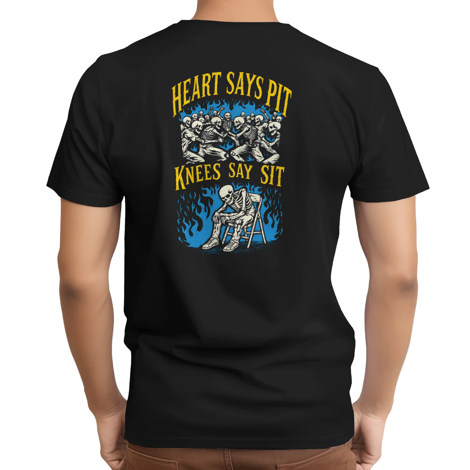 Heart Says Pit Knees Say Sit Shirt