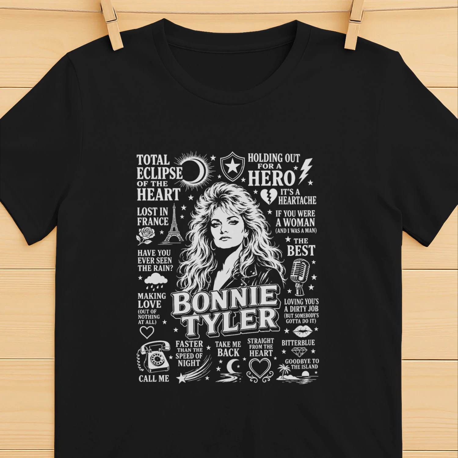 Total Eclipse of the Heart Rock Icon Shirt