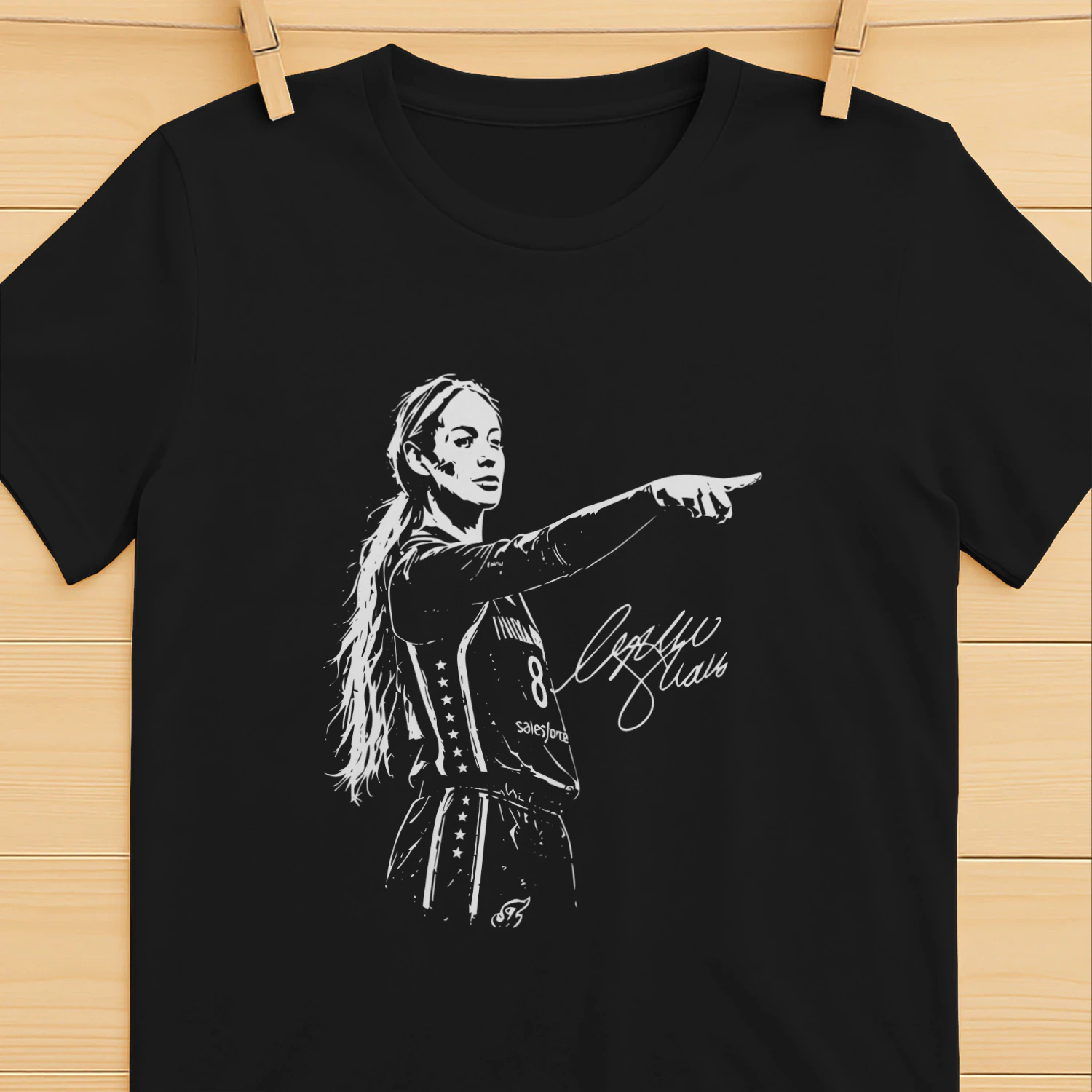 Connor McCaffery Sophie Cunningham Pointing T-Shirt