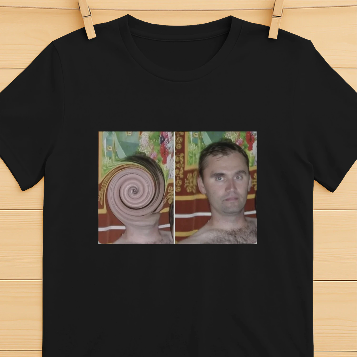 Charlie Robocough Swirly Kirk Shirt