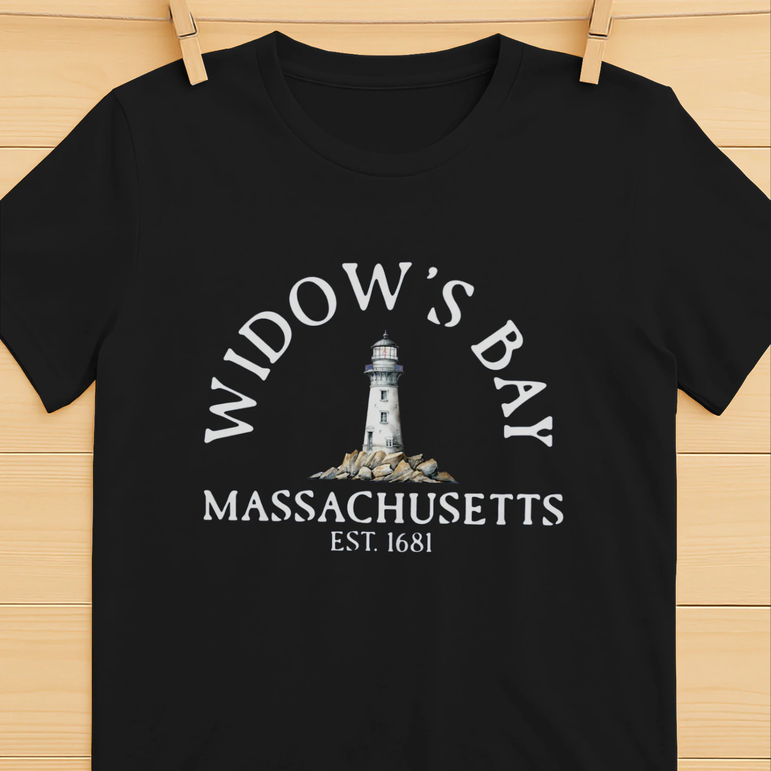 Widow’s Bay Massachusetts Historic Lighthouse Shirt