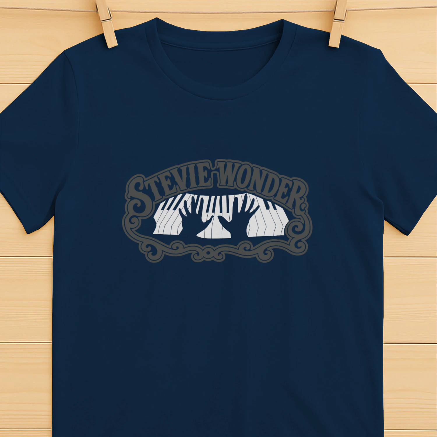 Stevie Wonder Piano Hands Shirt