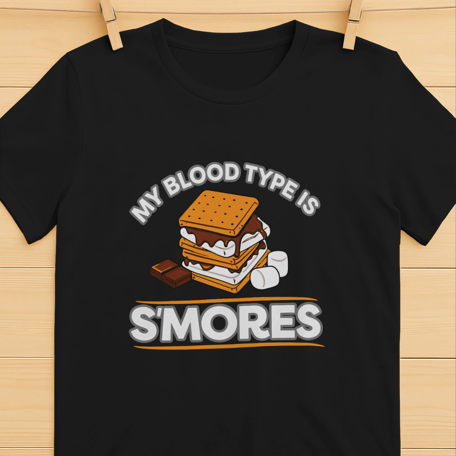 My Blood Type Is S'mores Shirt
