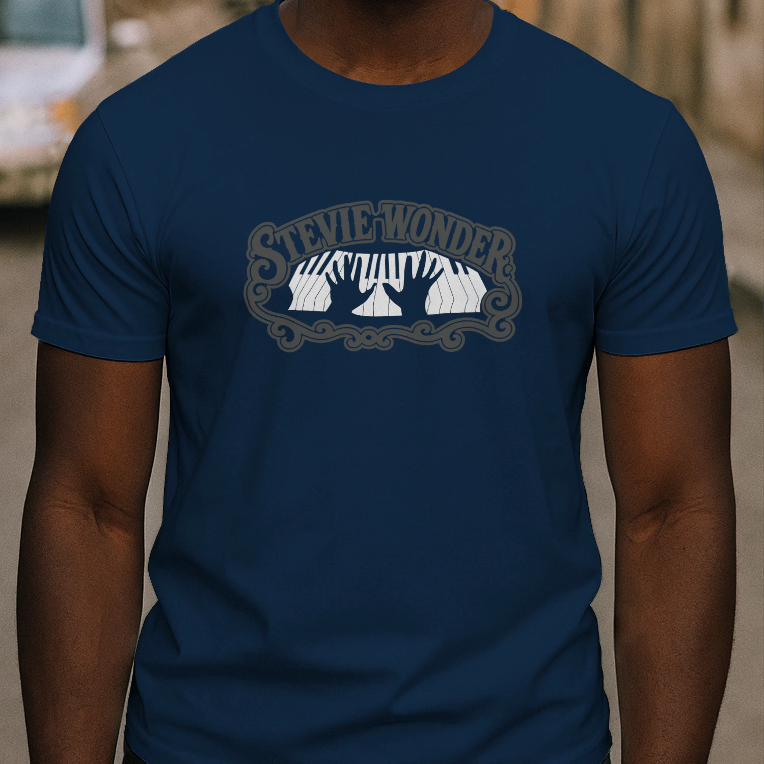 Stevie Wonder Piano Hands Shirt