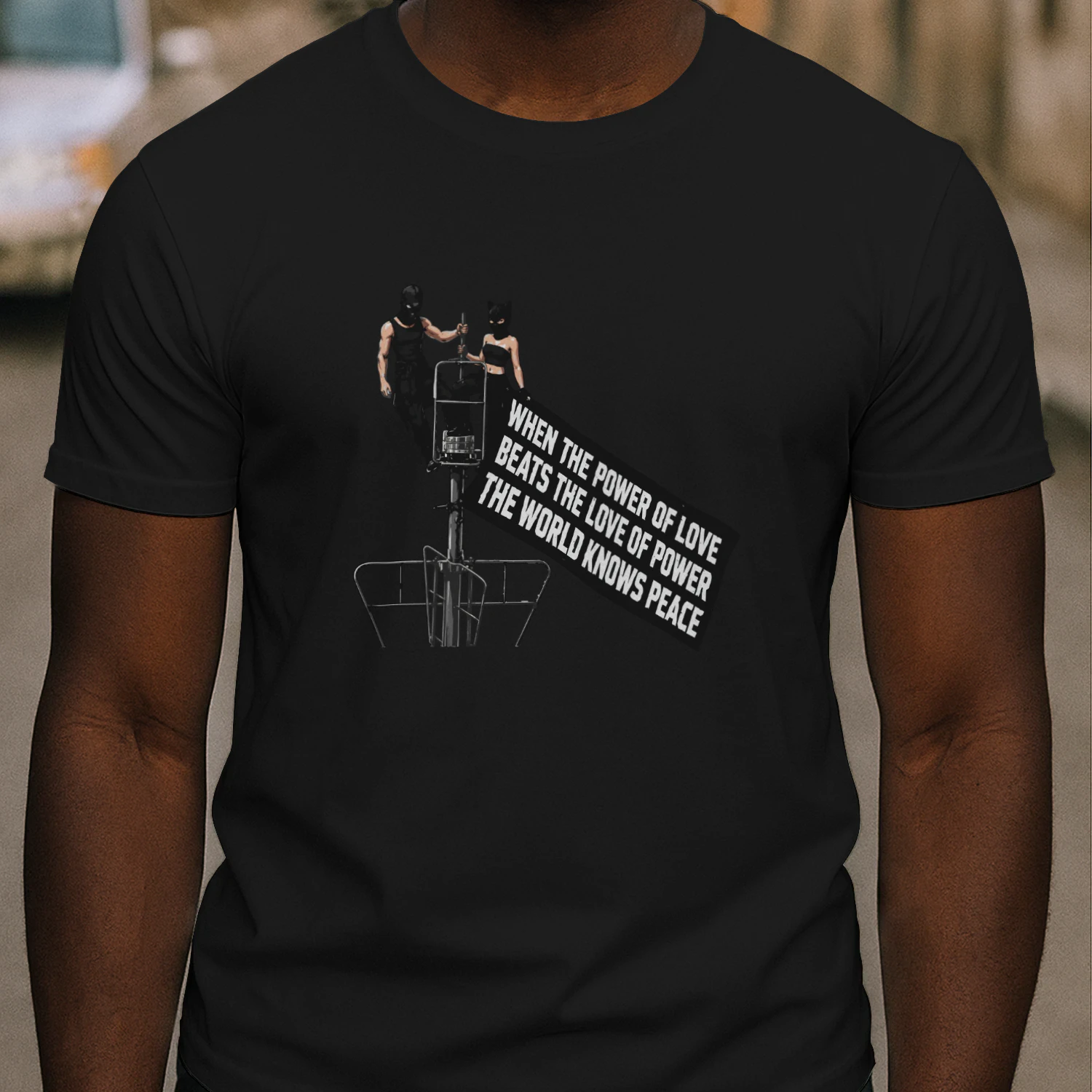 Empire State Building When The Power Of Love Beats The Love Of Power Shirt