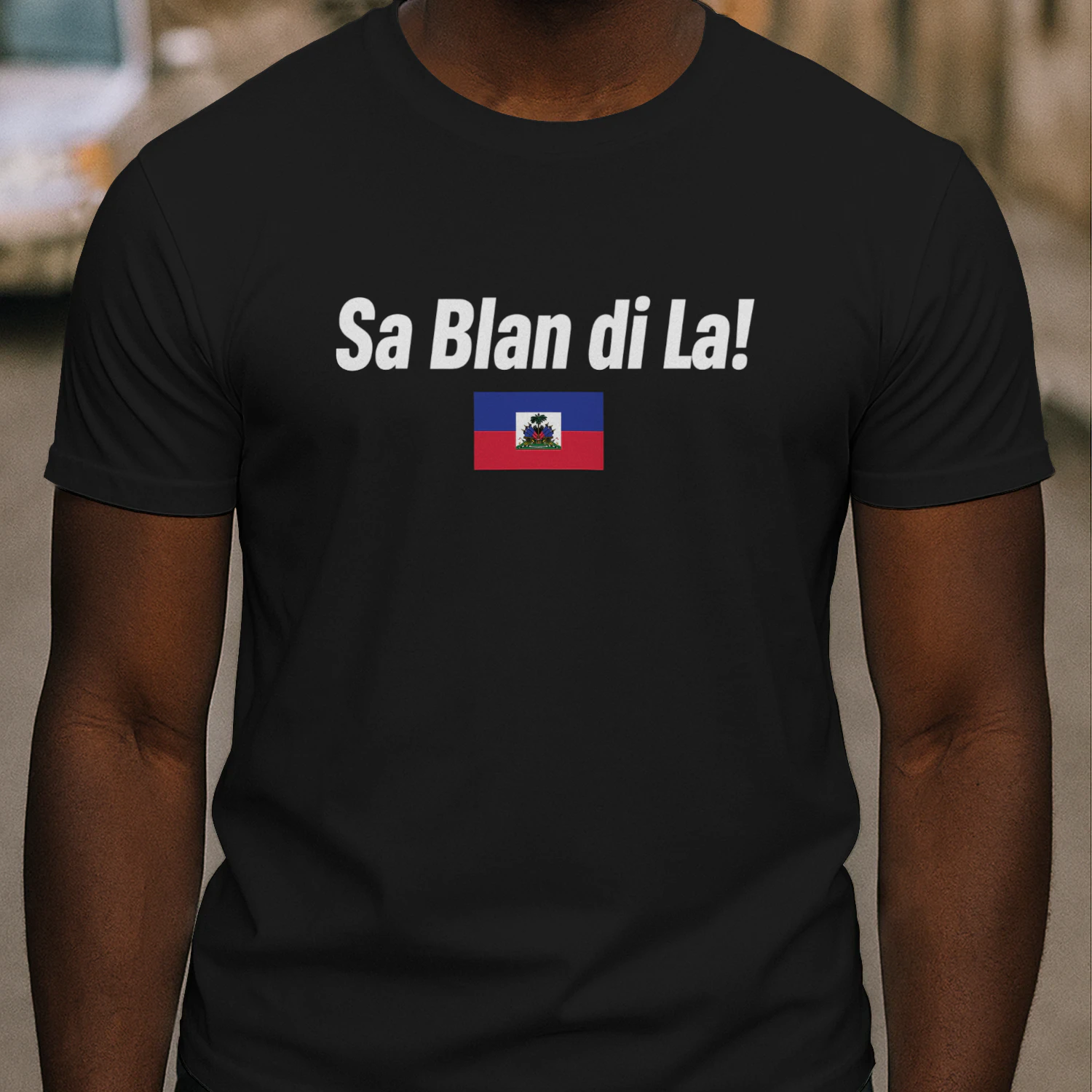 Sa Blan Di La Haitian Shirt