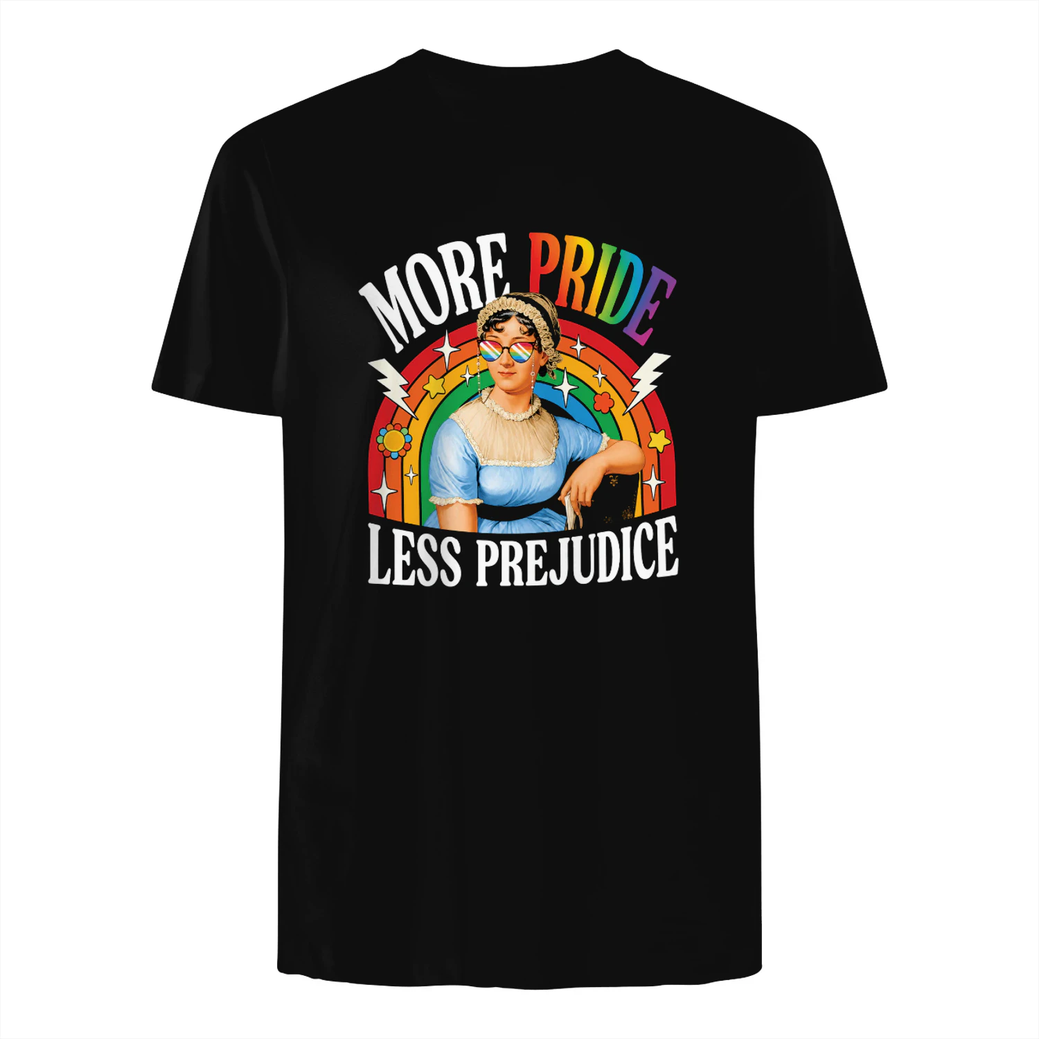 More Pride Less Prejudice LGBT Jane Austen Shirt