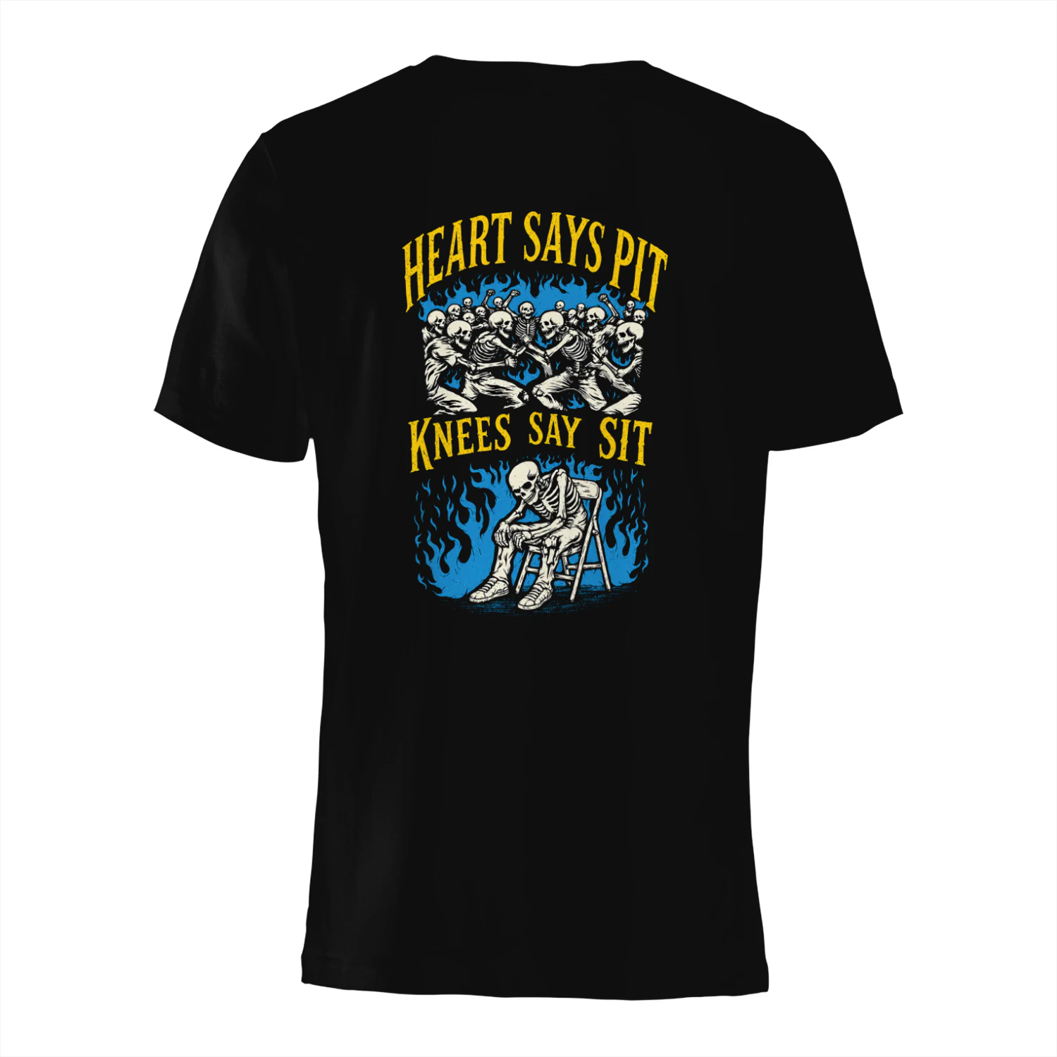 Heart Says Pit Knees Say Sit Shirt