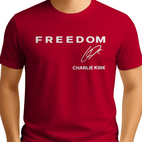 Charlie Kirk Red Freedom Shirt