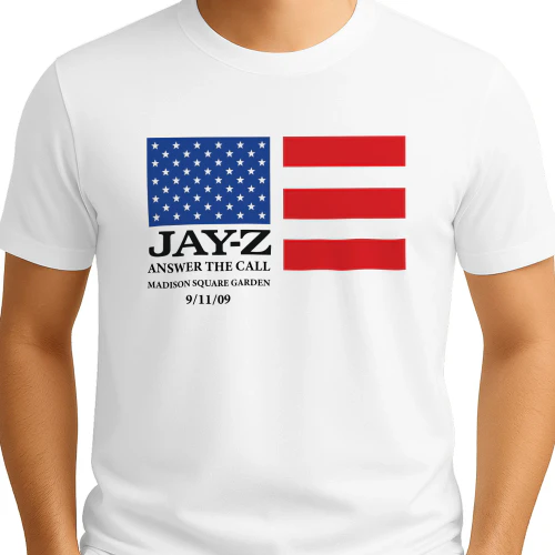 Jay Z Answer The Call Madison Square Garden 9 11 09 Shirt