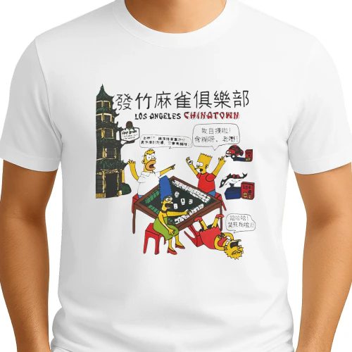 Simpsons Los Angeles Chinatown Shirt
