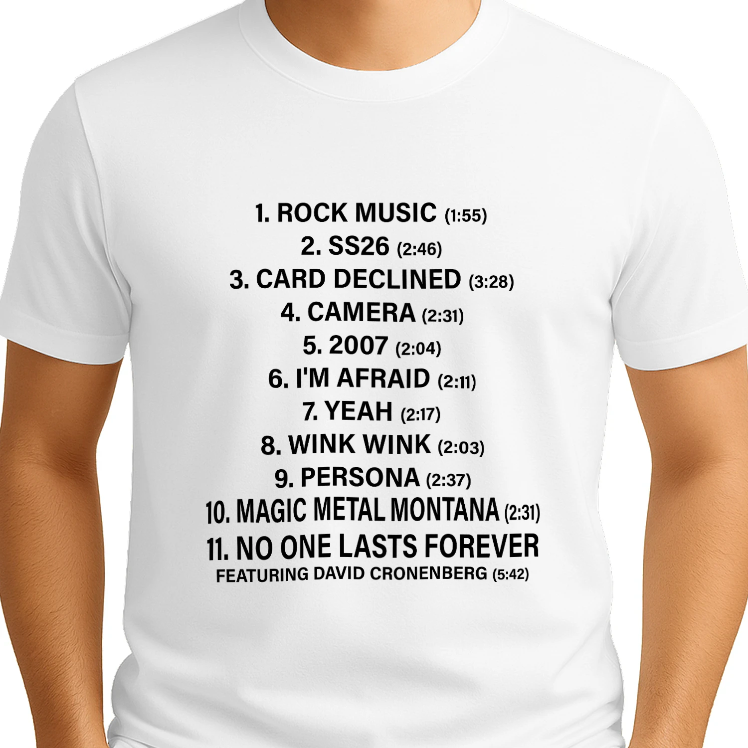 Charli XCX Rock Music Album Tracklist Shirt