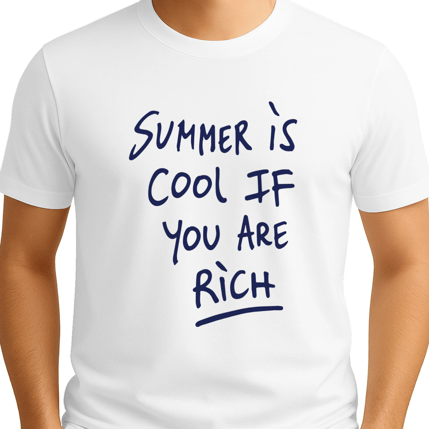 Summer Is Cool If You Are Rich Shirt
