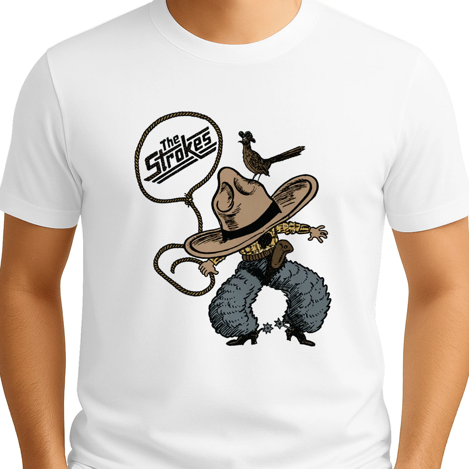 Strokes Illustrated Cowboy Shirt