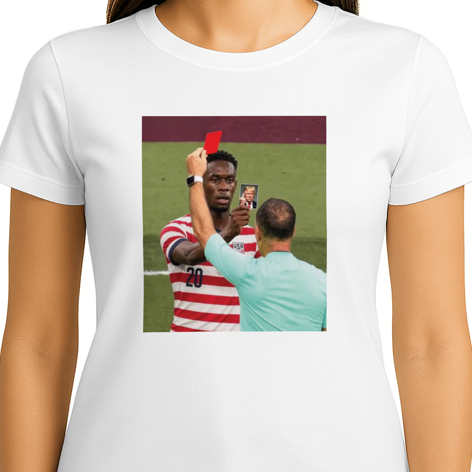 Balogun Red Card Trump Meme Shirt
