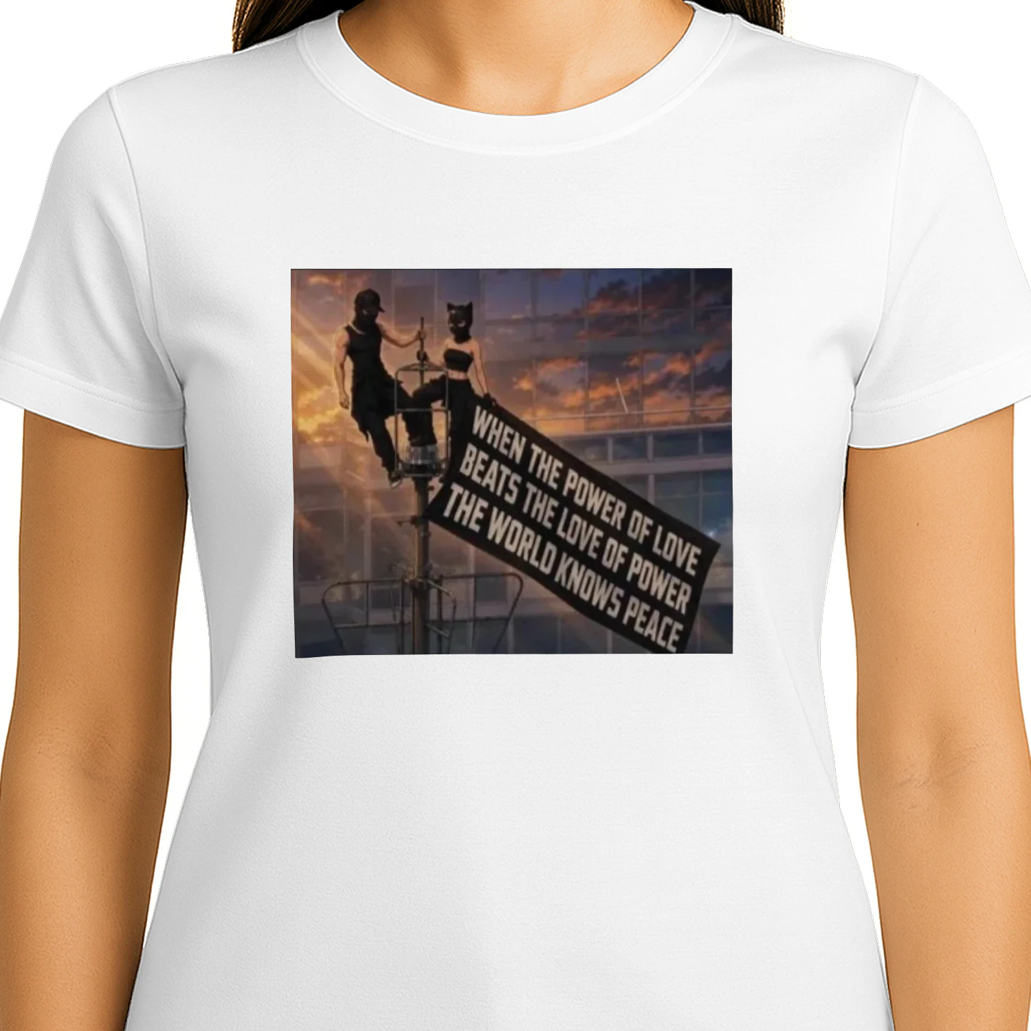 When The Power of Love Beats Love of Power T-Shirt