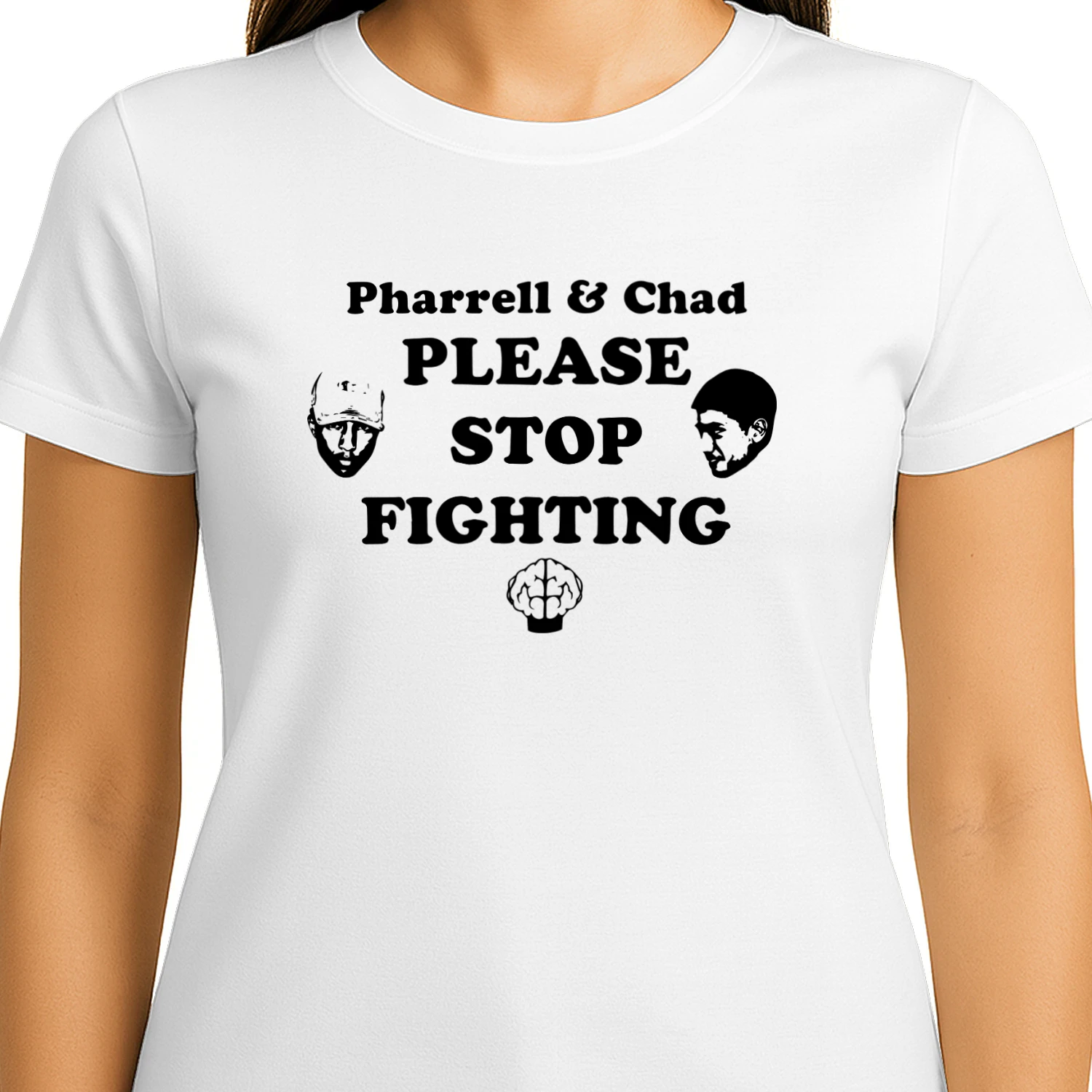 Pharrell Williams Chad Hugo The Neptunes Please Stop Fighting Shirt