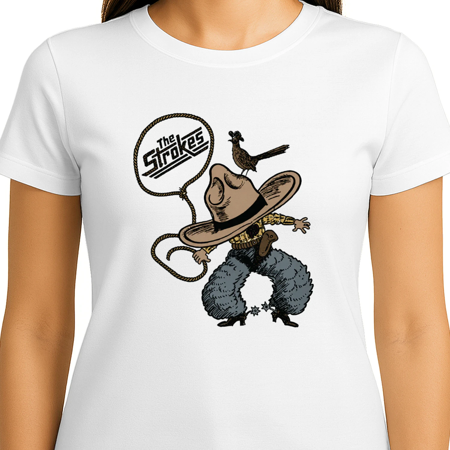 Strokes Illustrated Cowboy Shirt